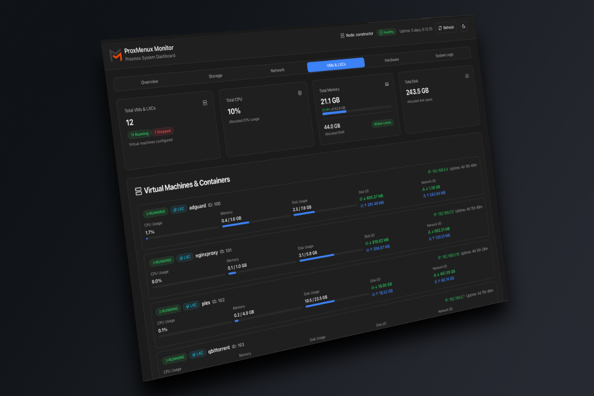 Virtual Machines & LXC