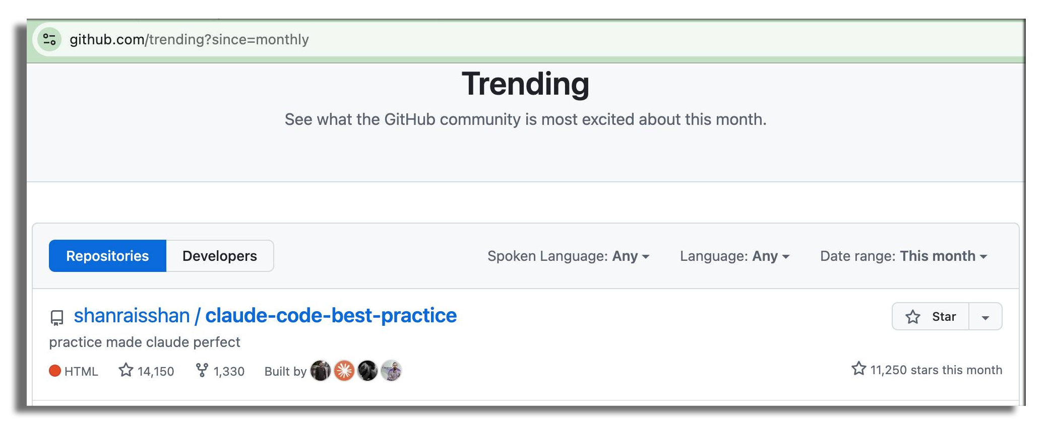GitHub Trending