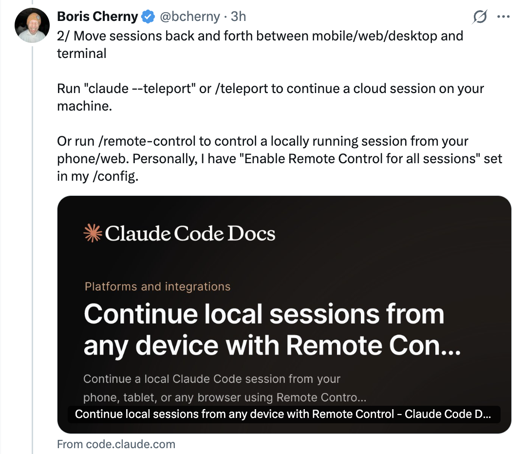 Teleport and Remote Control