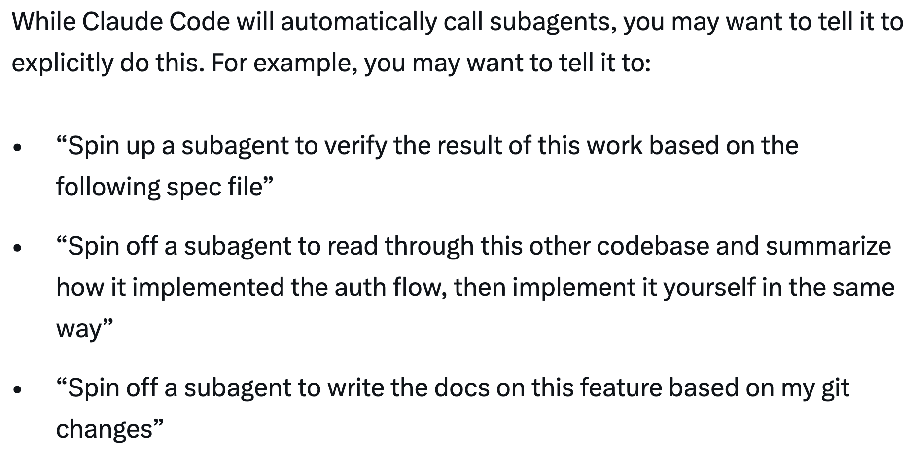When to use subagents