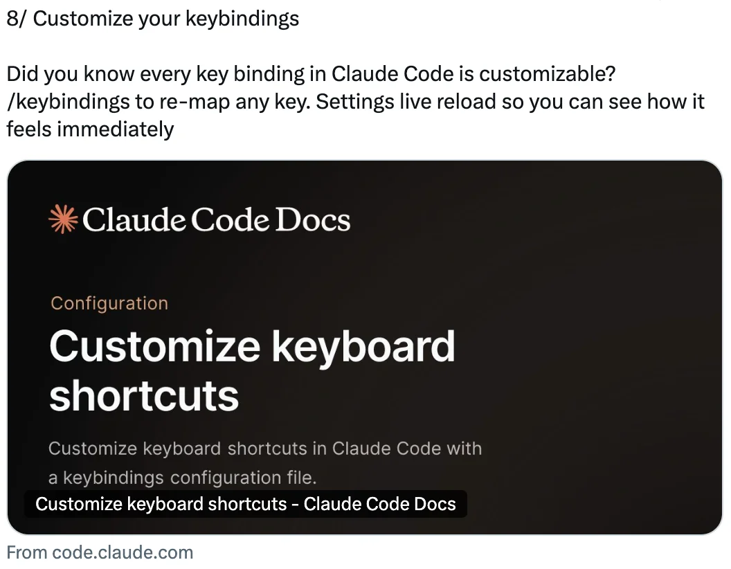 Customize your keybindings