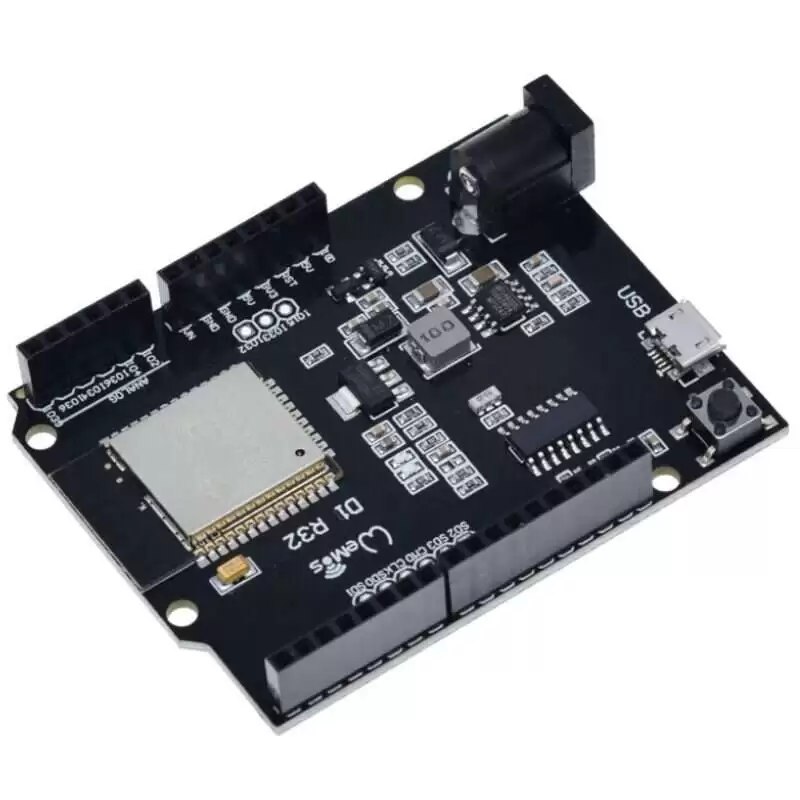 Vue de la carte Wemos D1 R32 ESP32