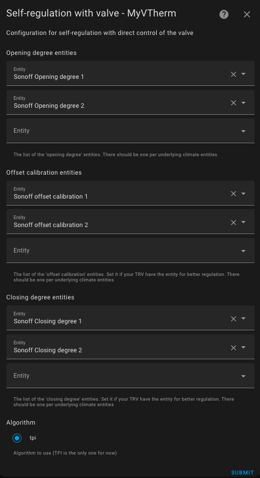 Configuration Entities