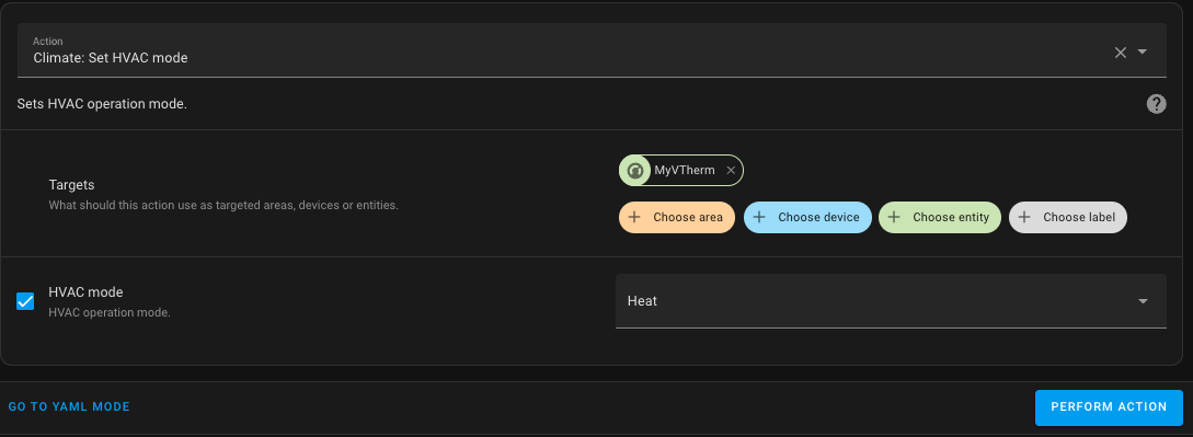 Configuration du service
